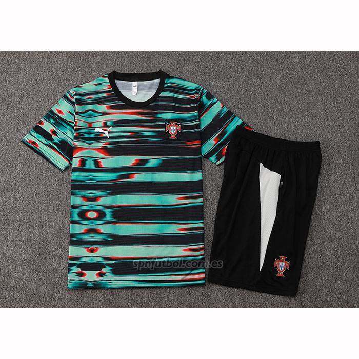 Chandal del Portugal Manga Corta 2025-2026 Verde - Pantalon Corto